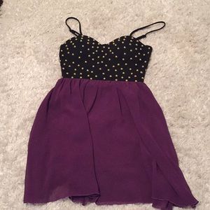 Black and purple dress (Tobi)